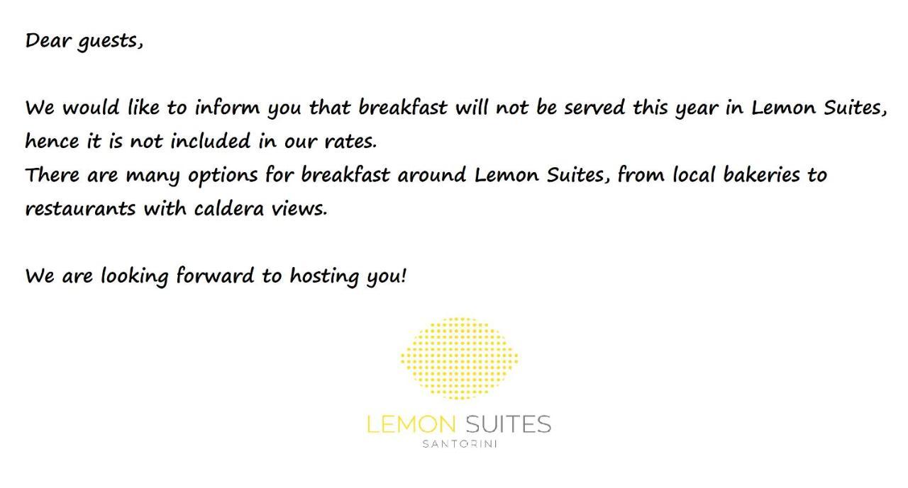 Lemon Santorini Aparthotel 3*